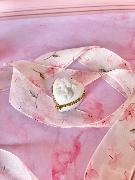 Pilulier camée coeur