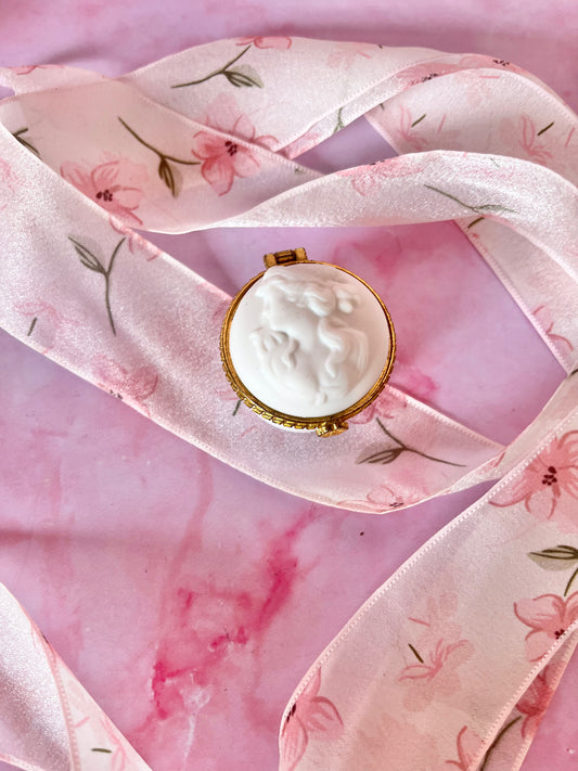 Pilulier rond camée