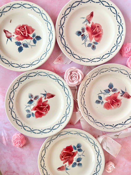 Assiettes à dessert Digoin Janine (5)