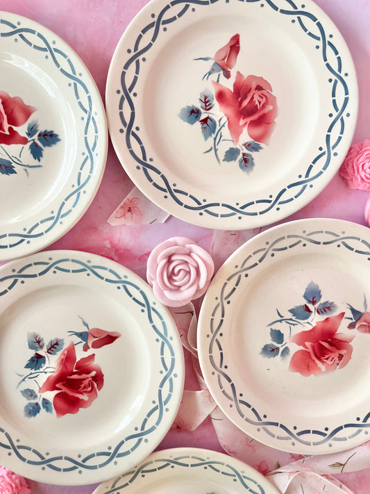 Assiettes à dessert Digoin Janine (5)