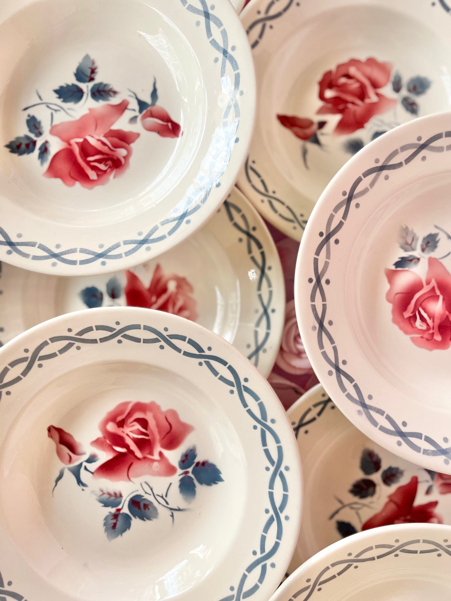 Assiettes creuses Digoin Janine (10)