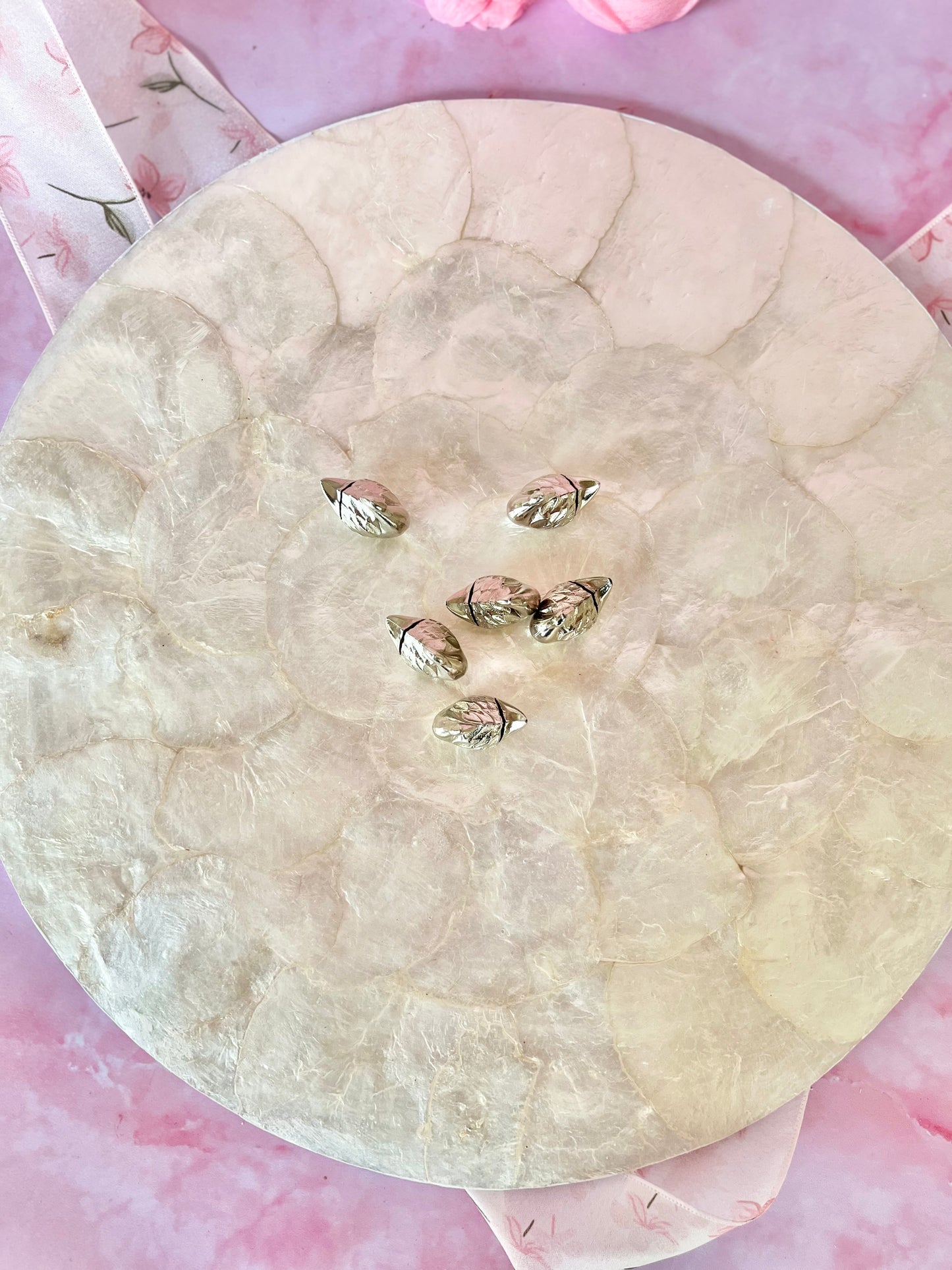 Mini marque places cygnes dorés (4)