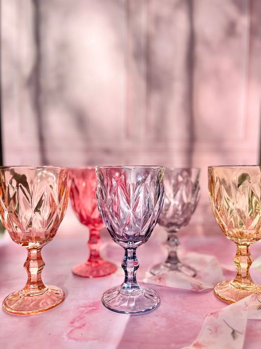 Grands verres colorés (5)