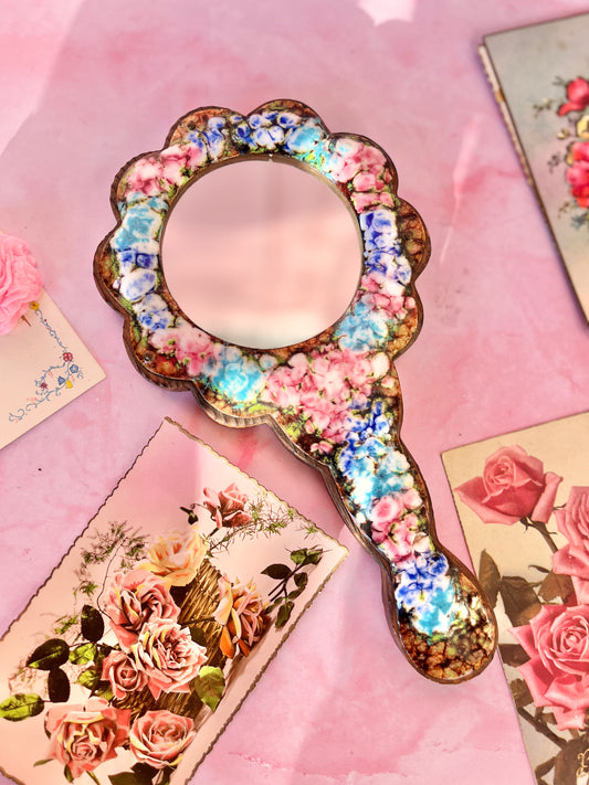 Miroir à main Limoges