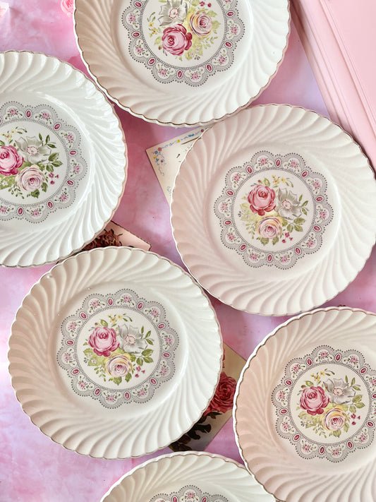 Assiettes plates Luneville (6)