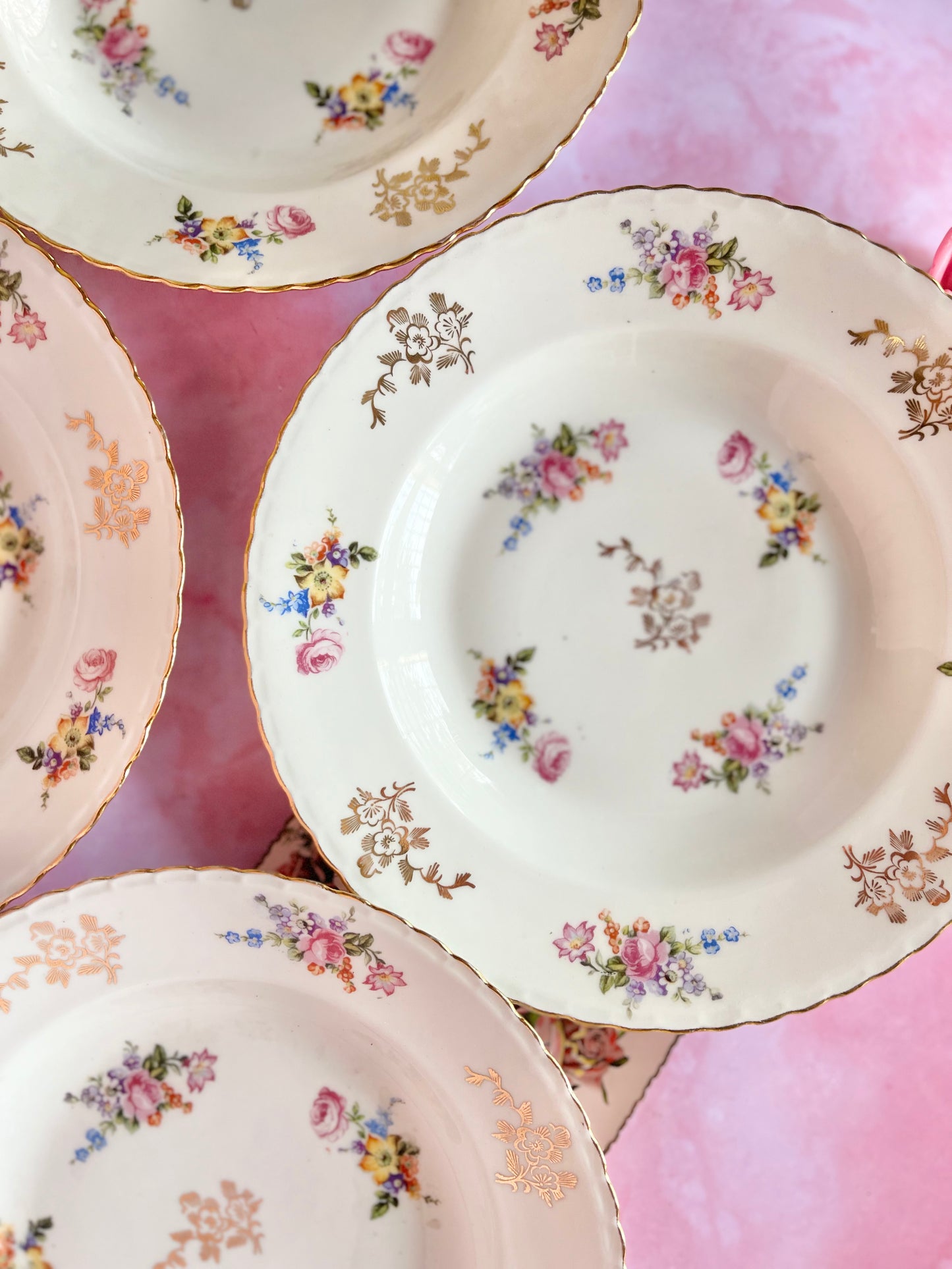 Assiettes creuses Floreal (4)