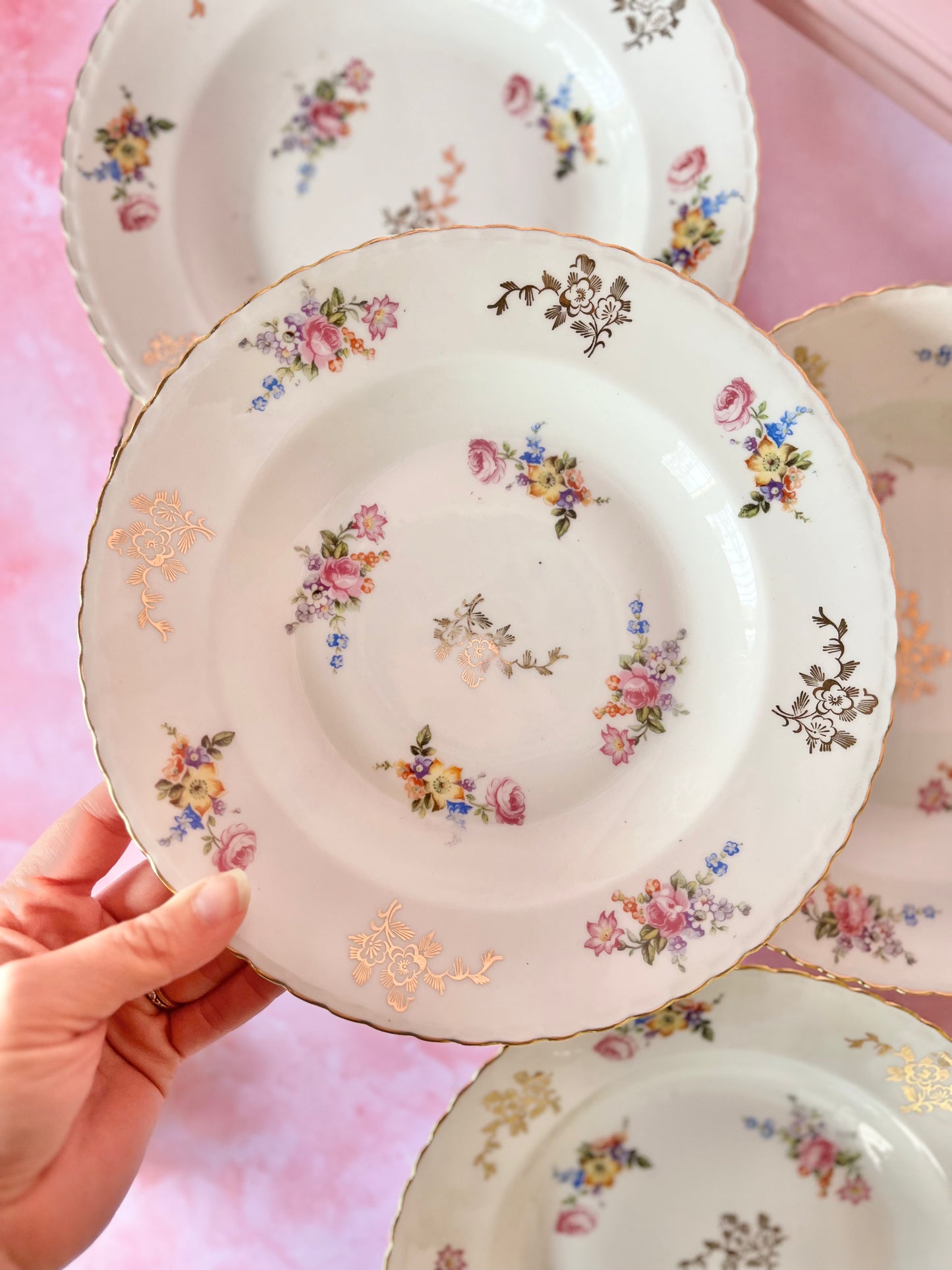 Assiettes creuses Floreal (4)