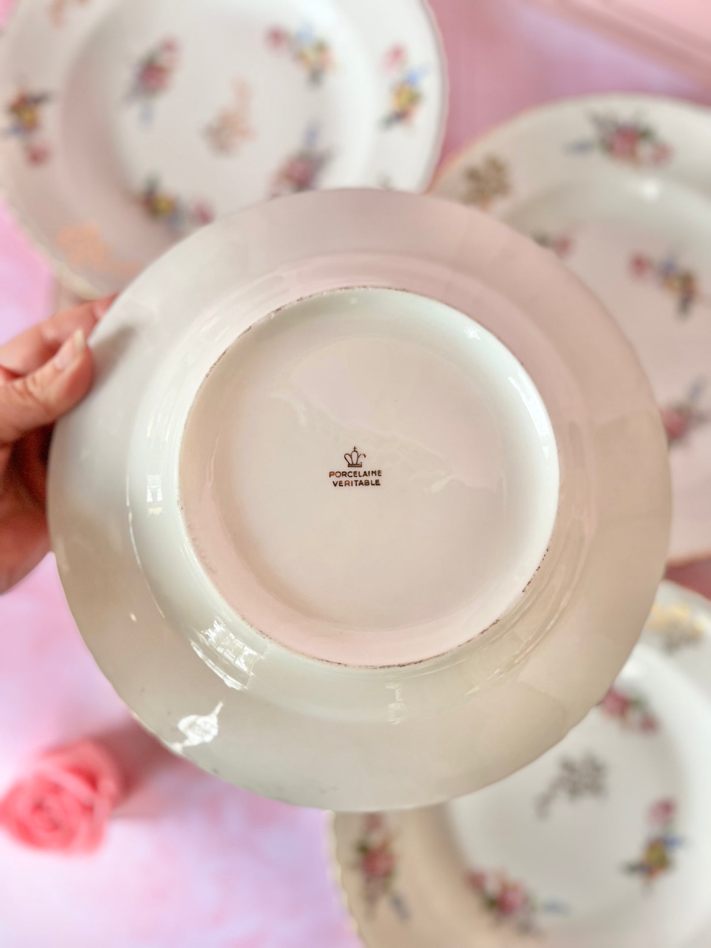 Assiettes creuses Floreal (4)