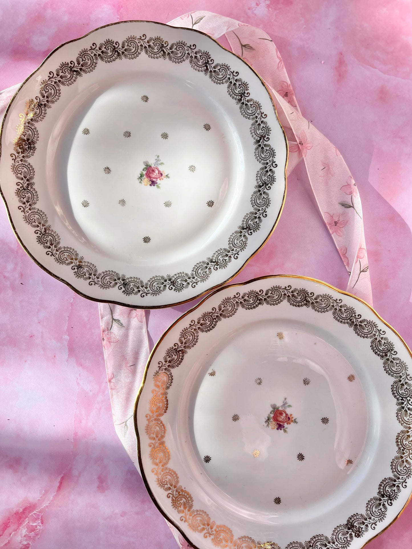 Assiettes plates Rosemonde (2)