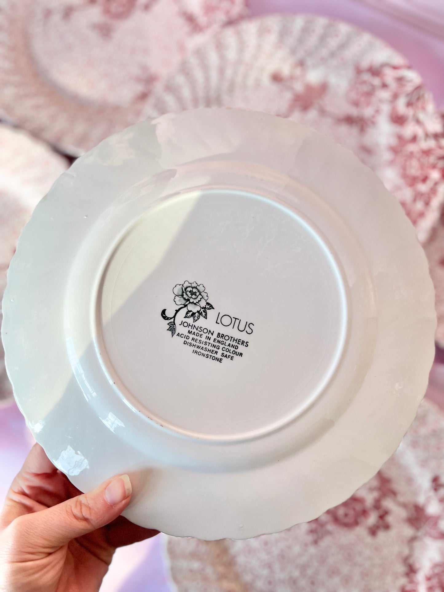Assiettes Johnson Brothers (6)