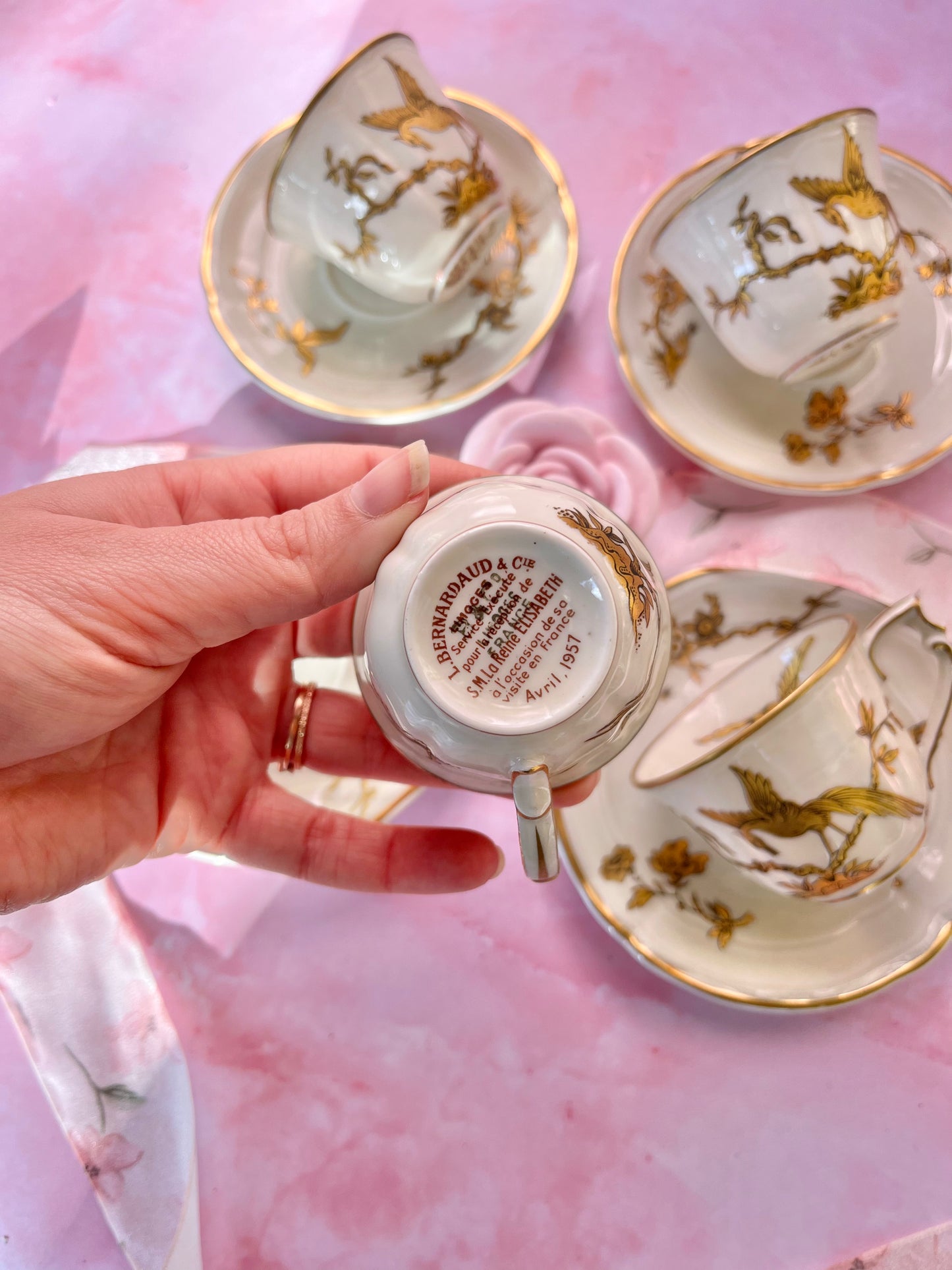 Tasses à café Bernardaud (4)