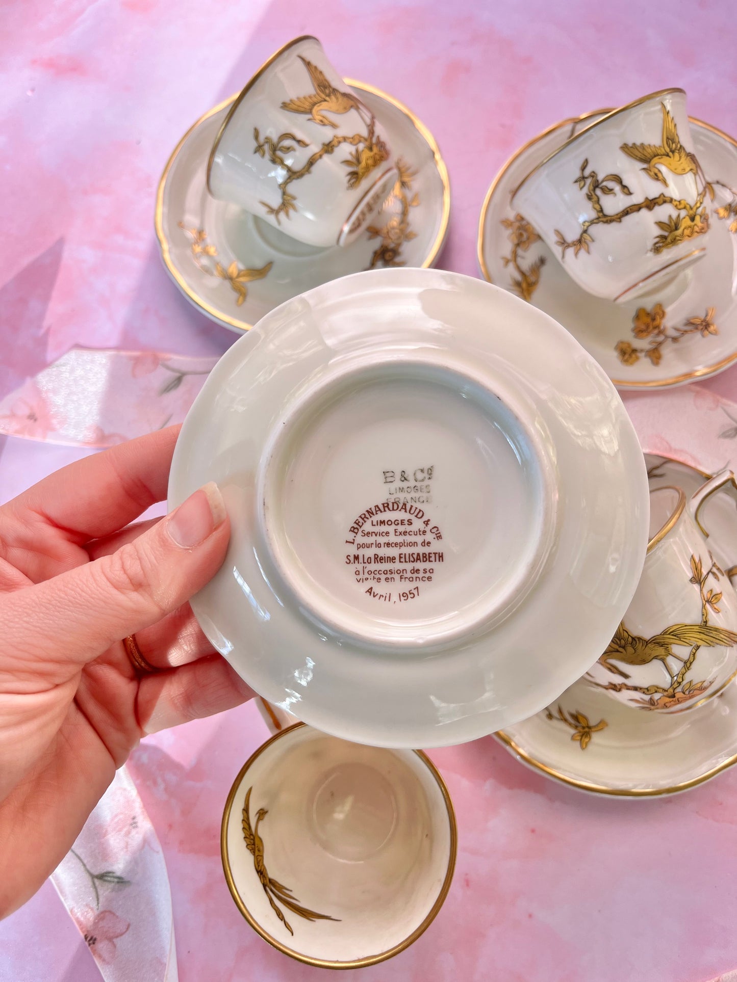 Tasses à café Bernardaud (4)