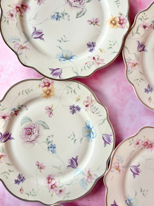 Assiettes plates Iris (6)