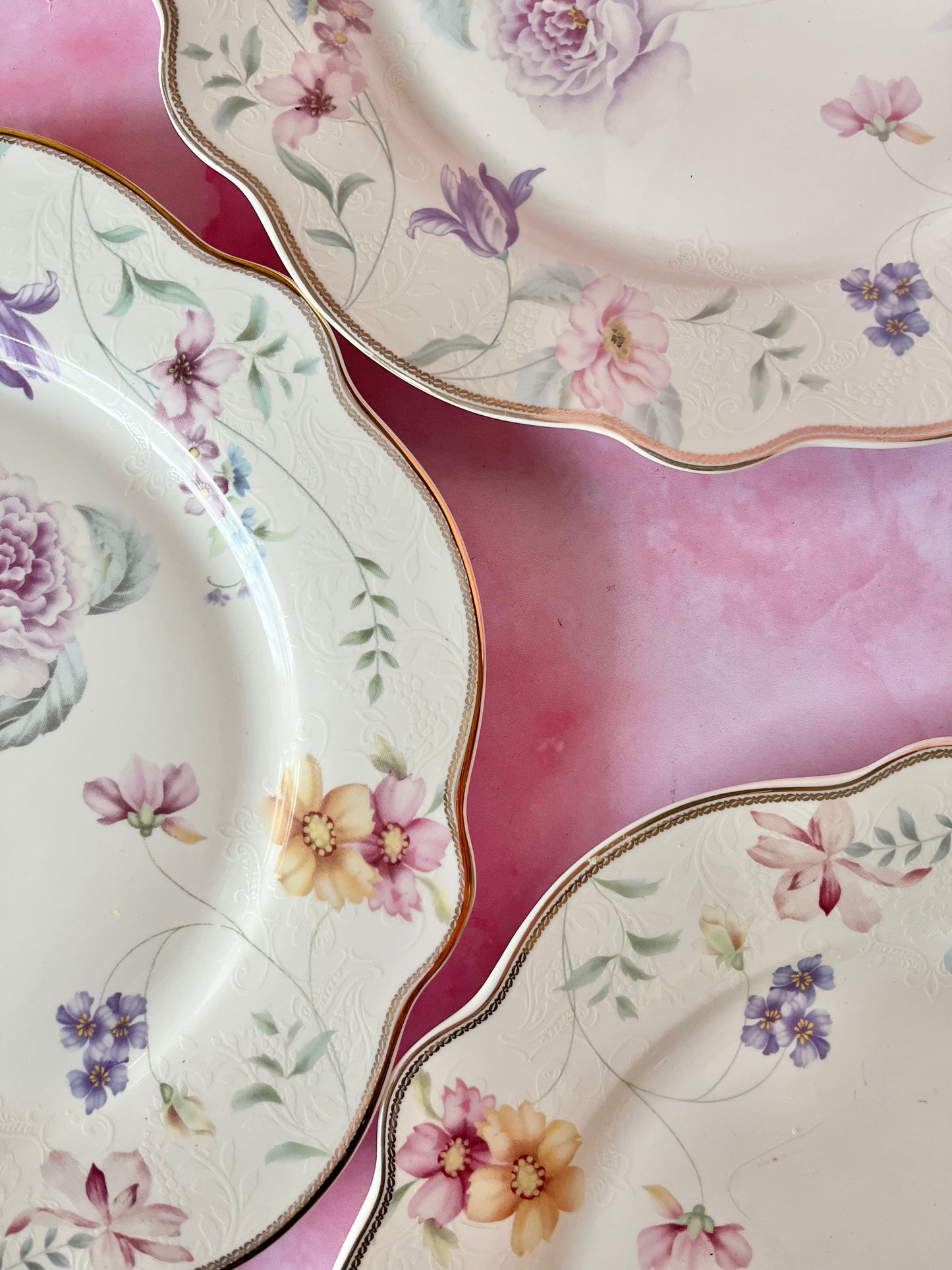 Assiettes plates Iris (6)