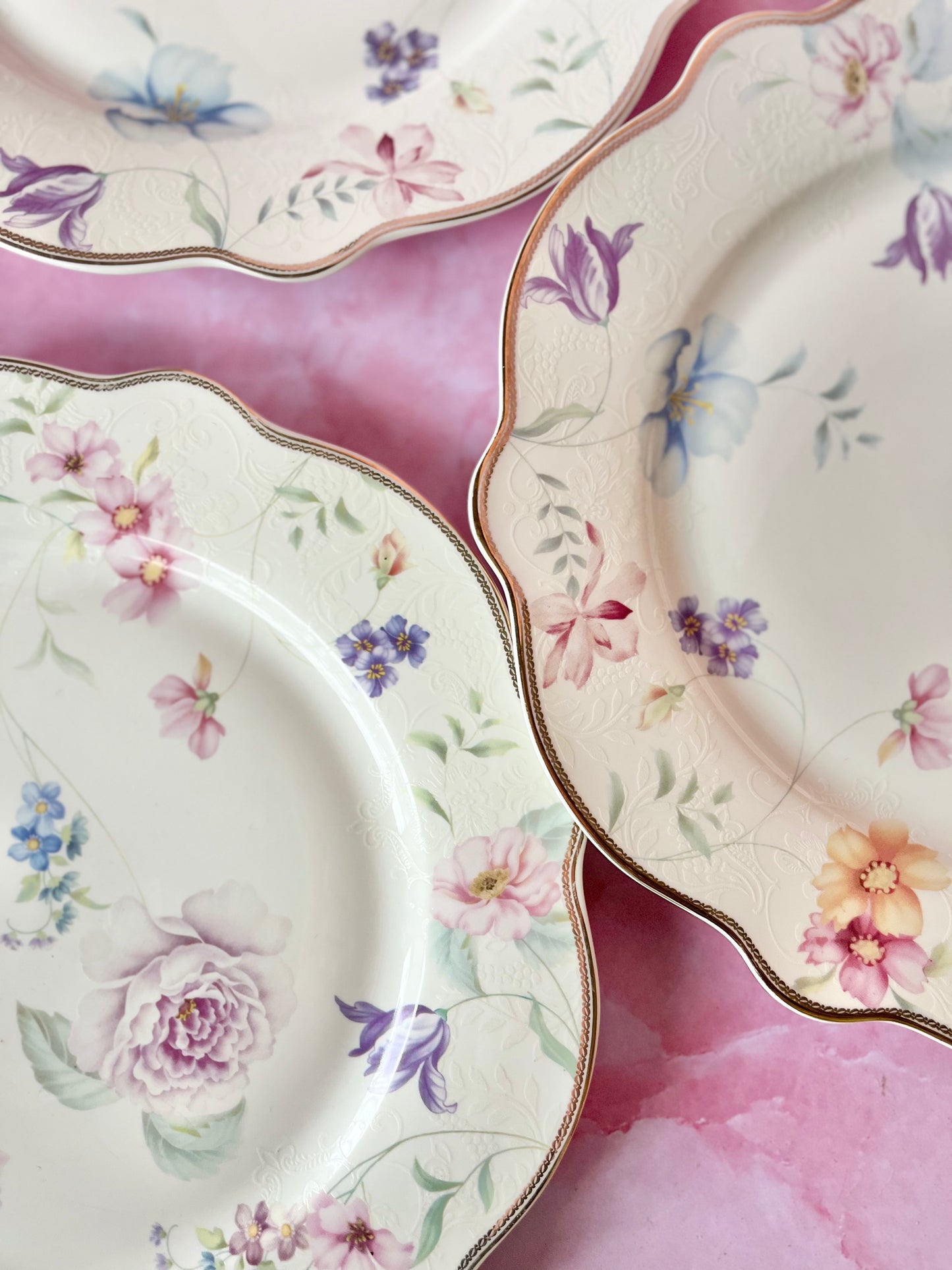 Assiettes plates Iris (6)