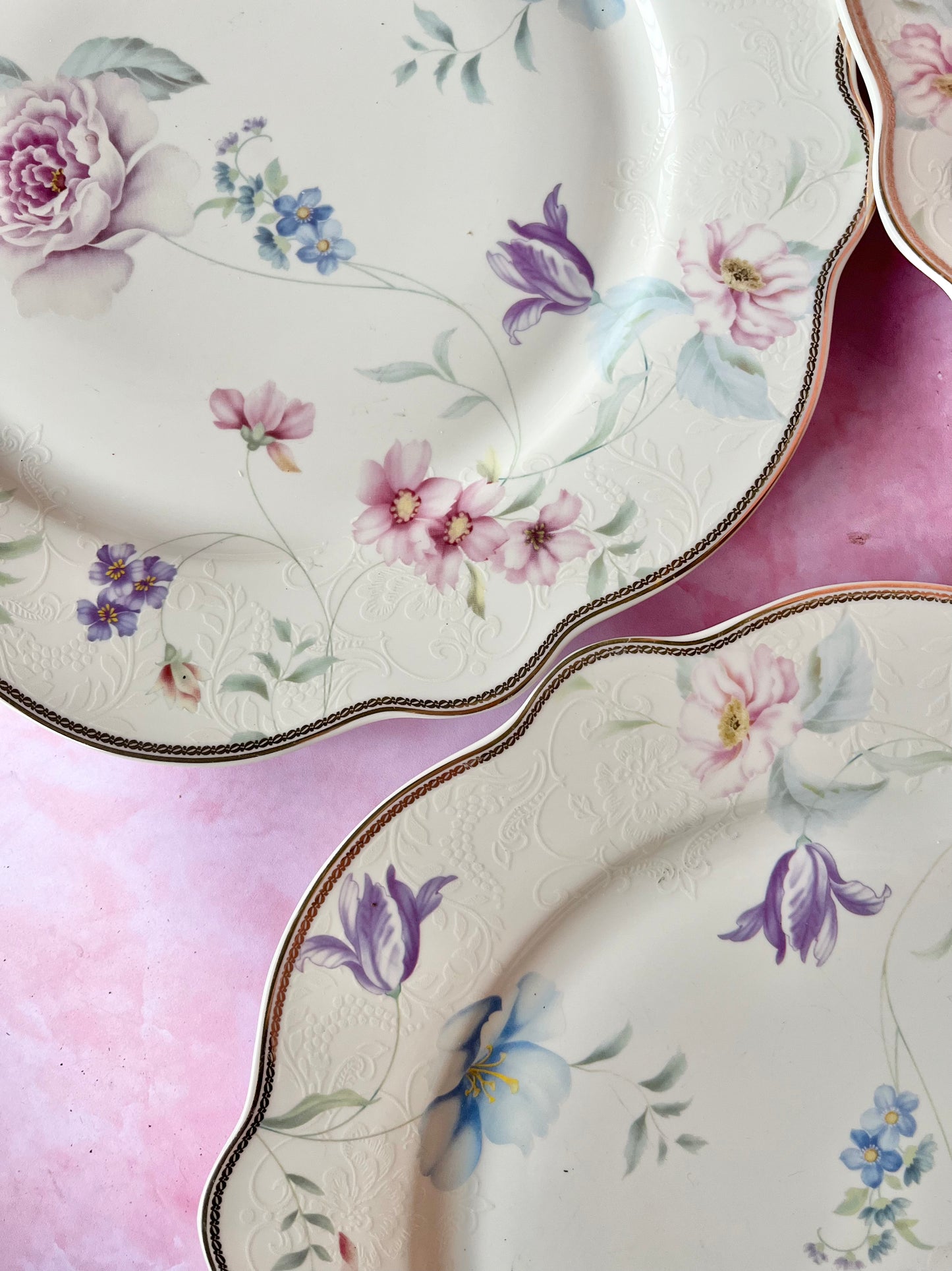 Assiettes plates Iris (6)