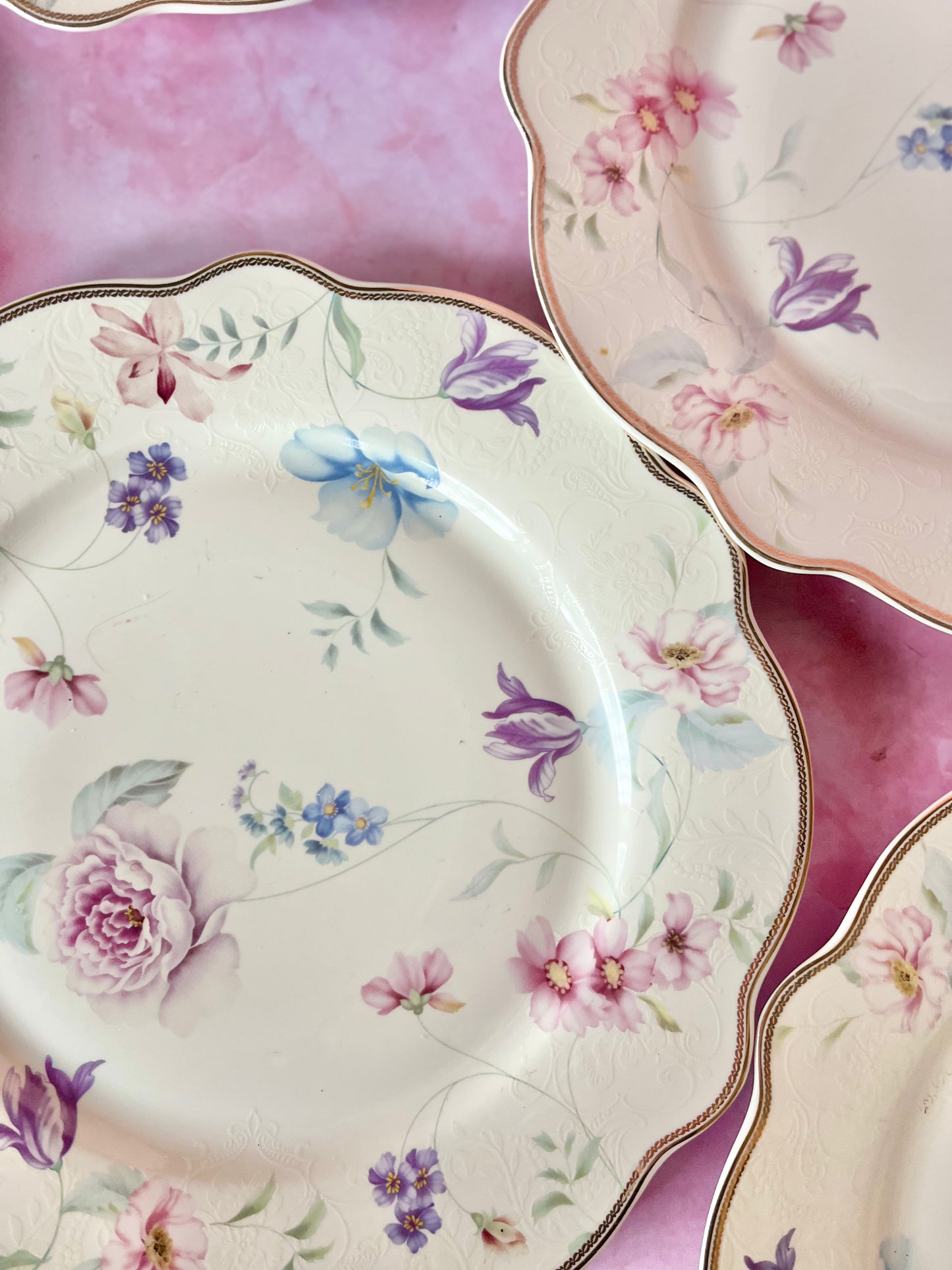 Assiettes plates Iris (6)