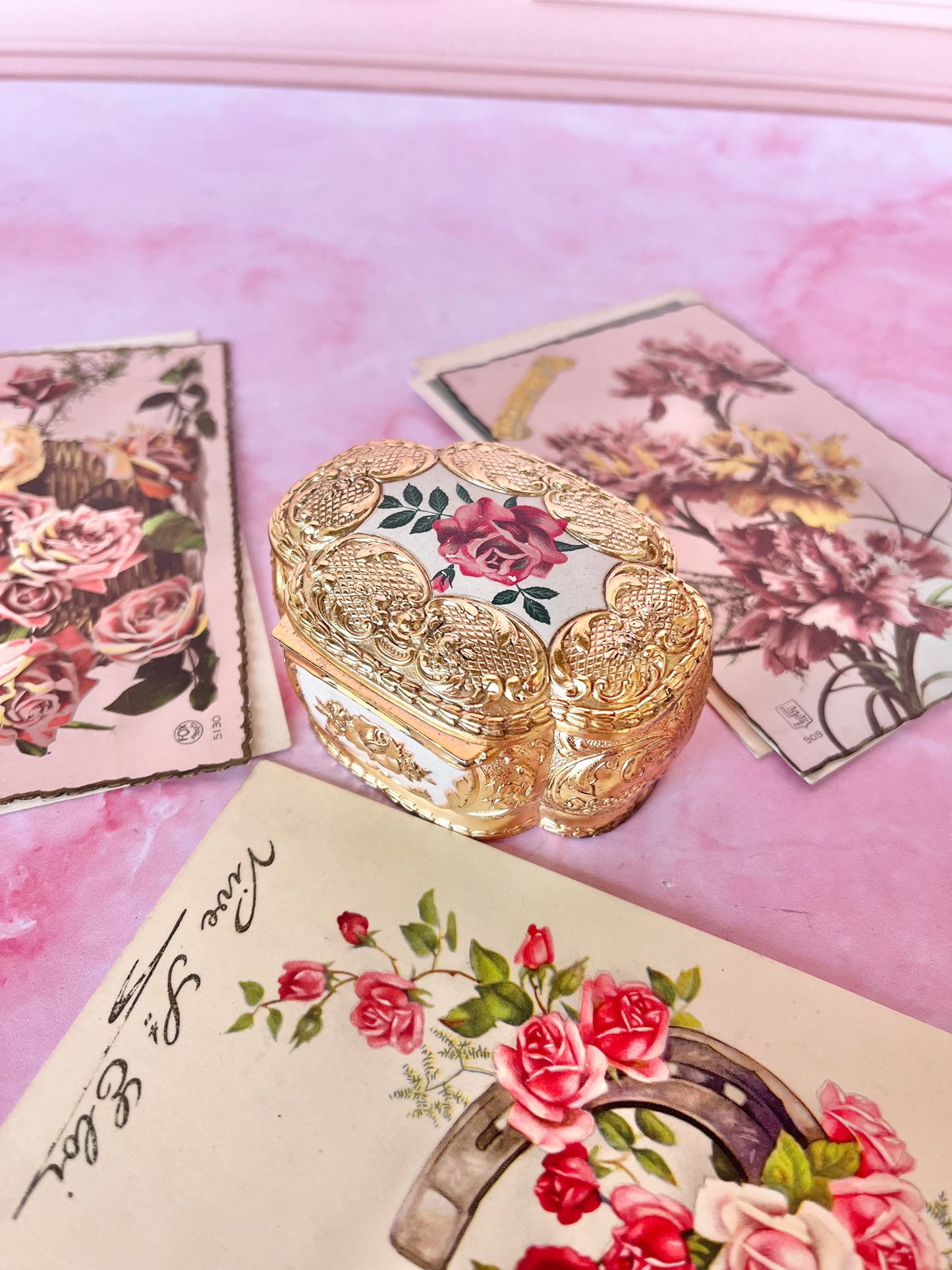 Boite à bijoux Rose