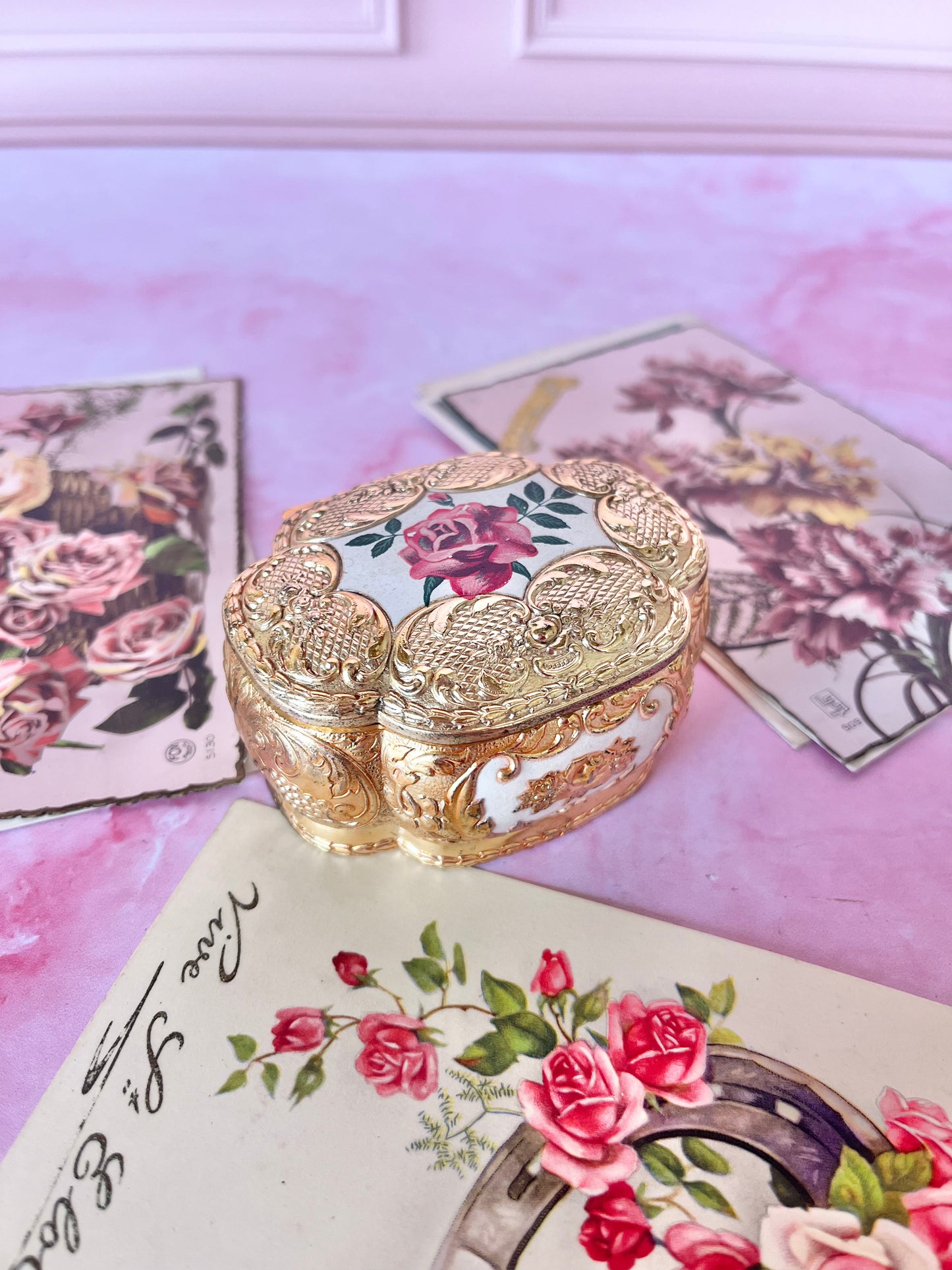 Boite à bijoux Rose