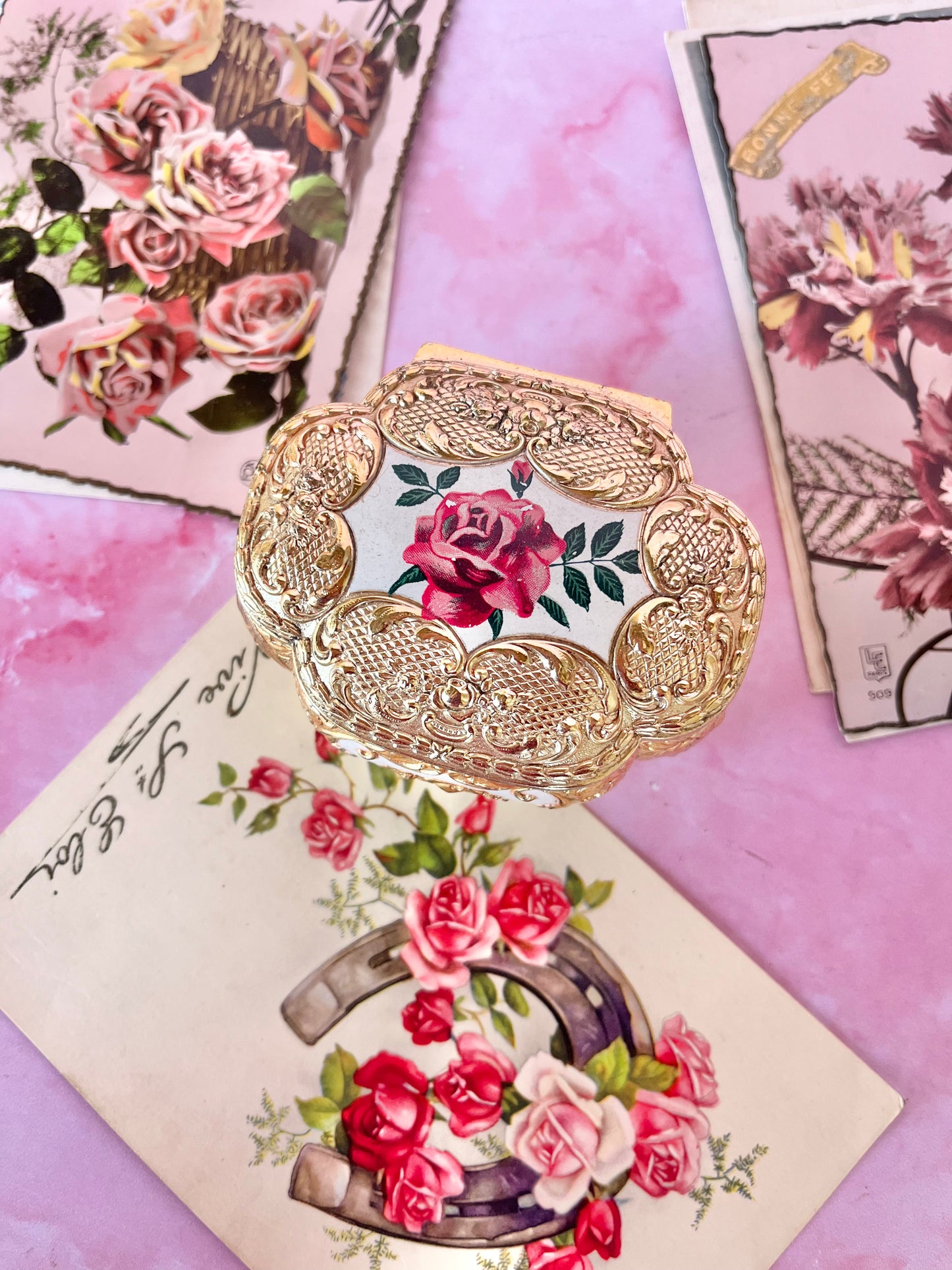 Boite à bijoux Rose