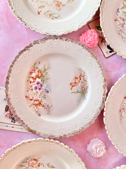 Assiettes à dessert Creil et Montereau (6)