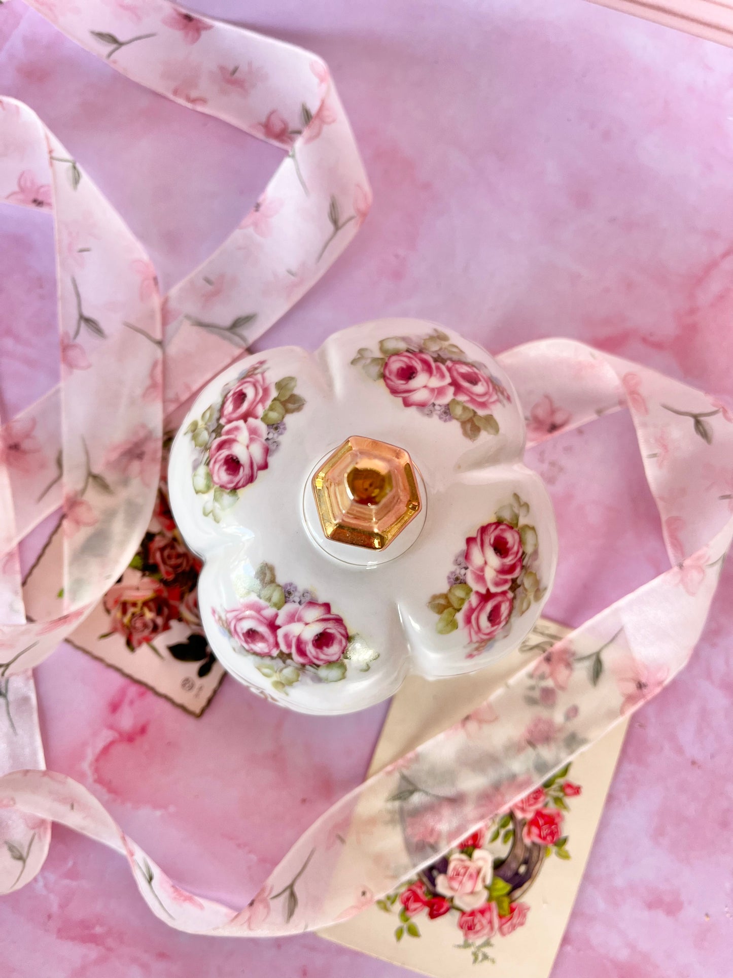 Bonbonnière italienne Rosa