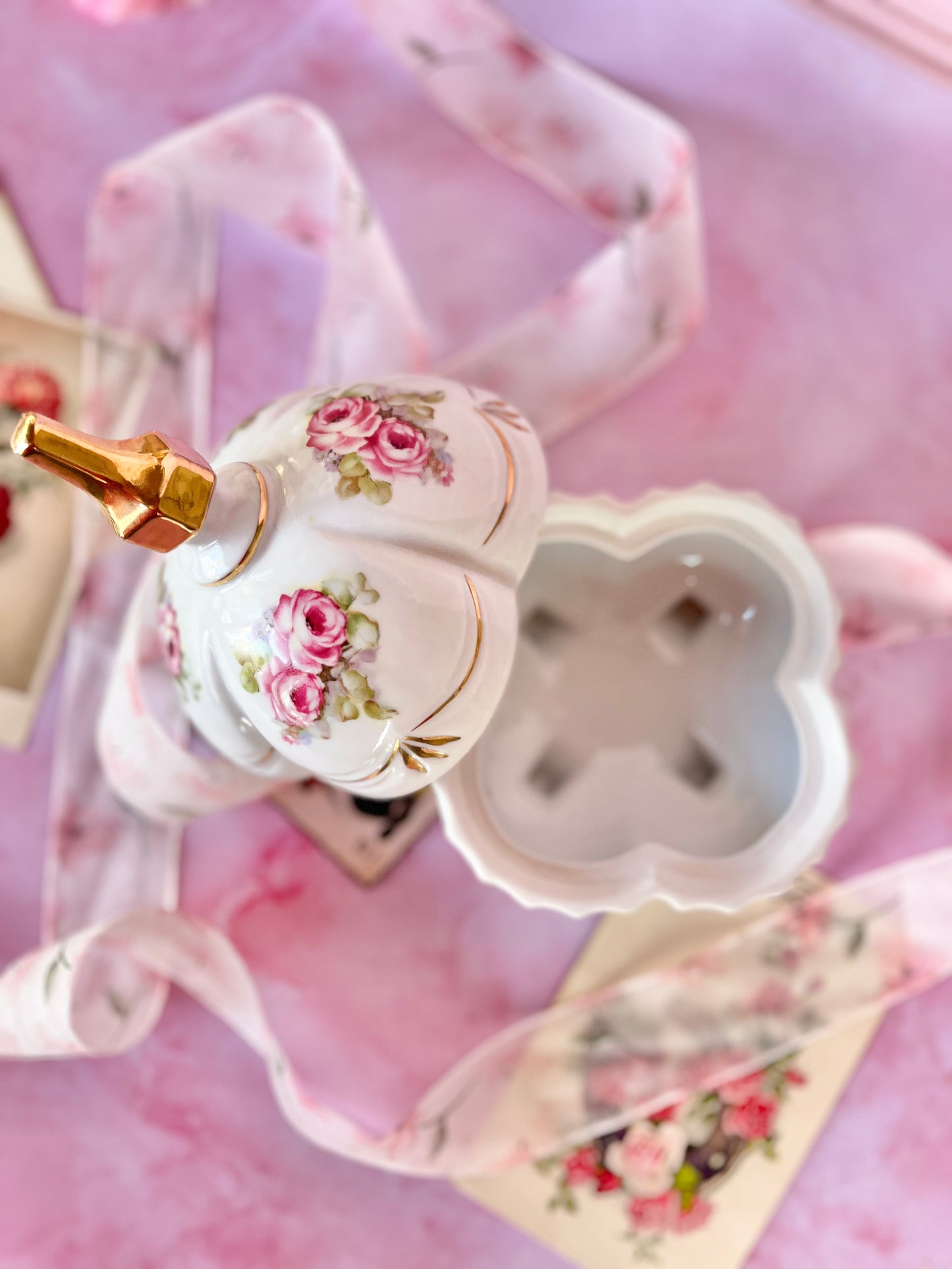 Bonbonnière italienne Rosa