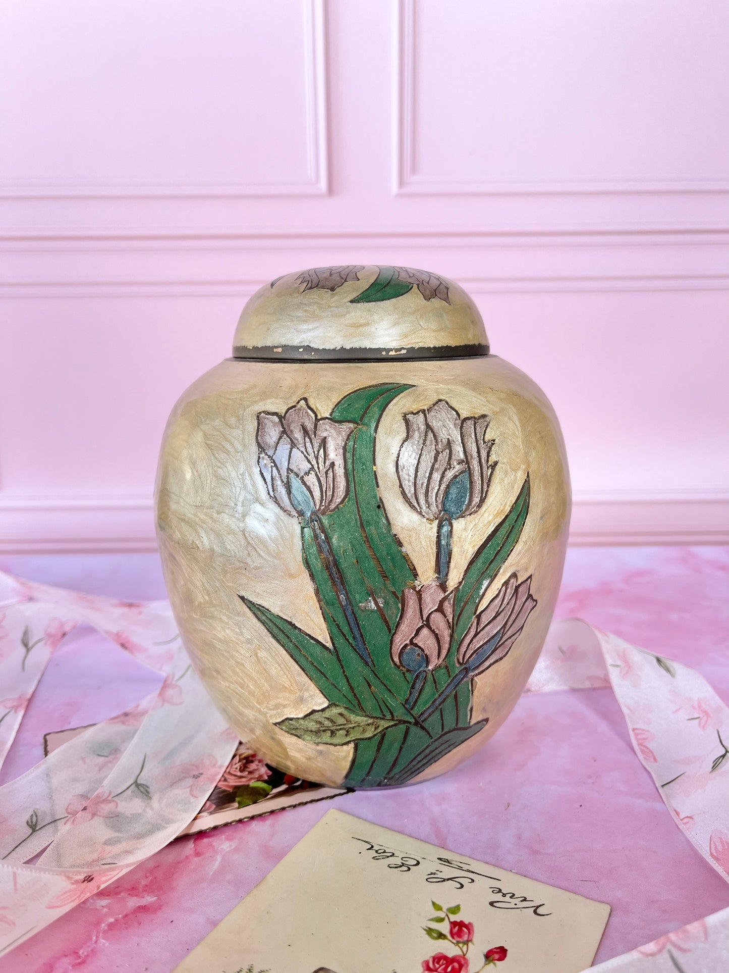 Potiche laiton Diana