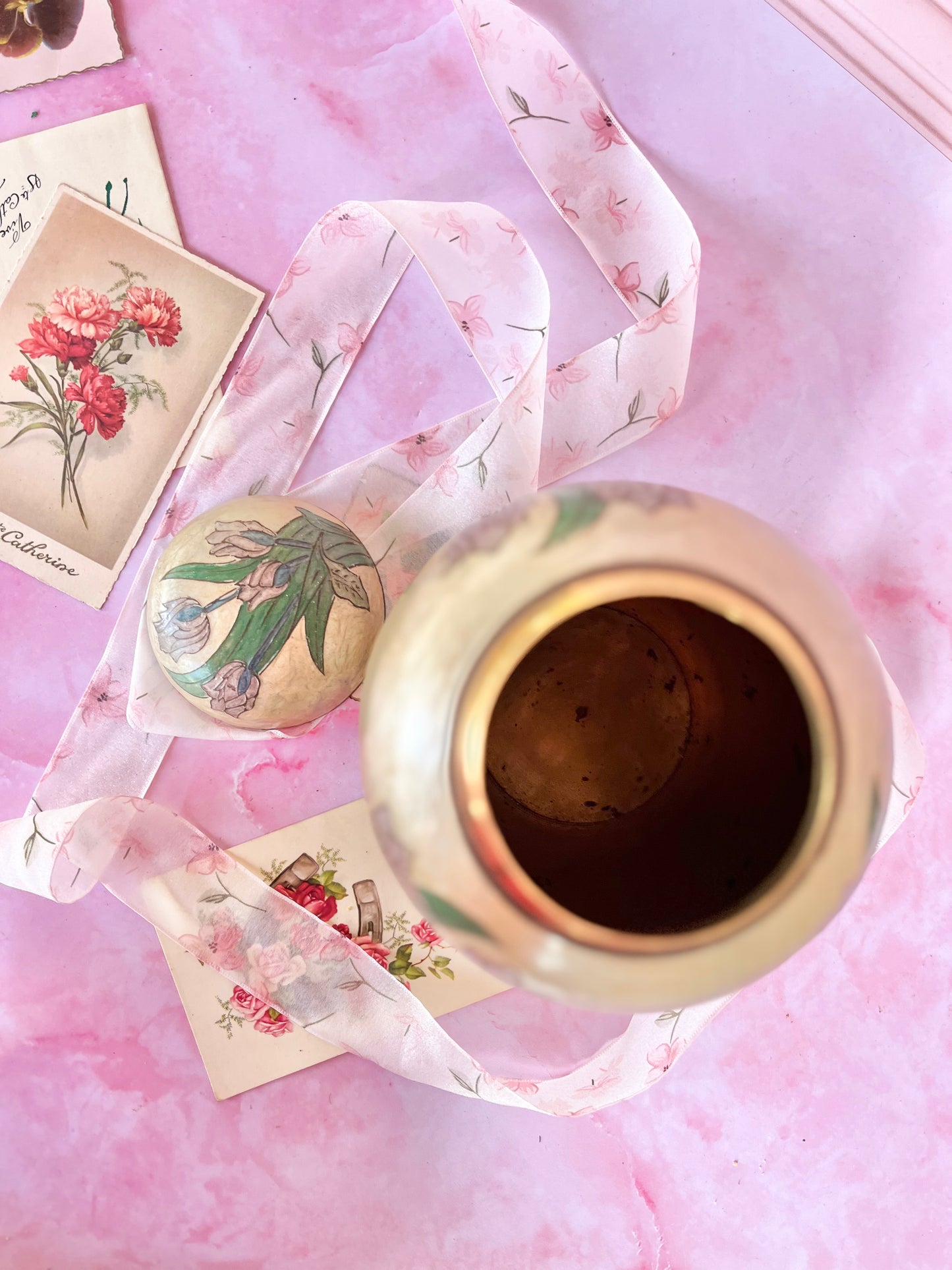 Potiche laiton Diana