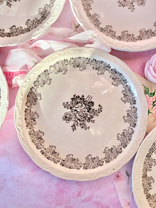 Assiettes Digoin Clovis (6)