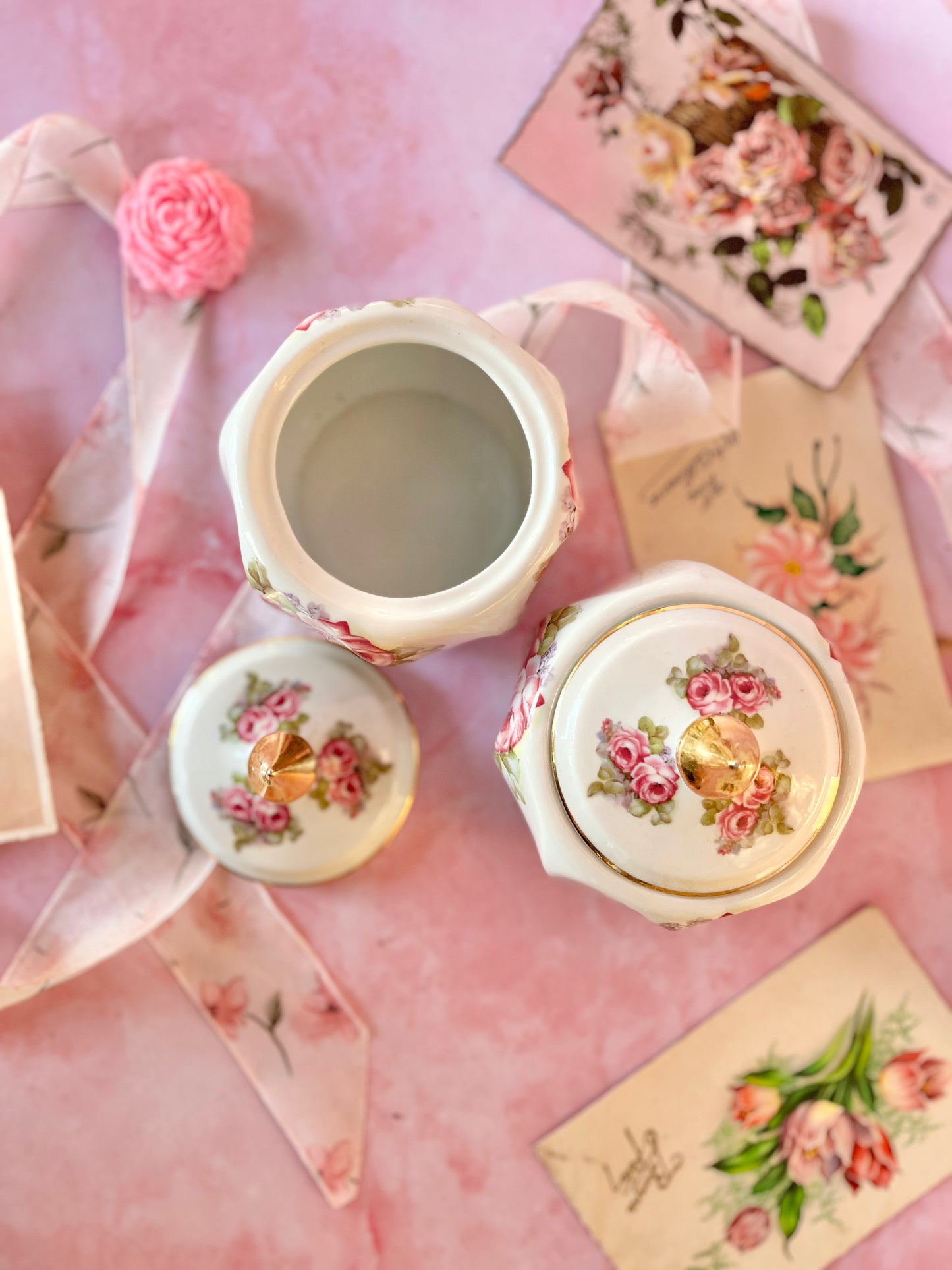 Duo de boîtes florales (2)